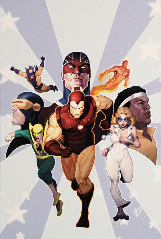 Iron Age Omega 1 Marvel Comics Artist Ariel Olivetti Fine Art Canvas Giclée Print Numbered