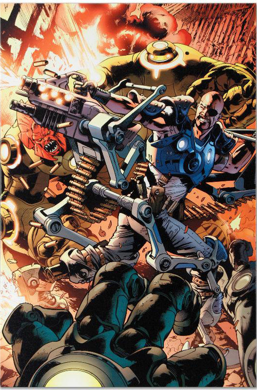 Ultimate Doom 1 Marvel Comics Artist Bryan Hitch Canvas Giclée Print Numbered