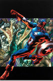 Captain America Man Out Of Time 5 Marvel Comics Artist Bryan Hitch Canvas Giclée Print Numbered