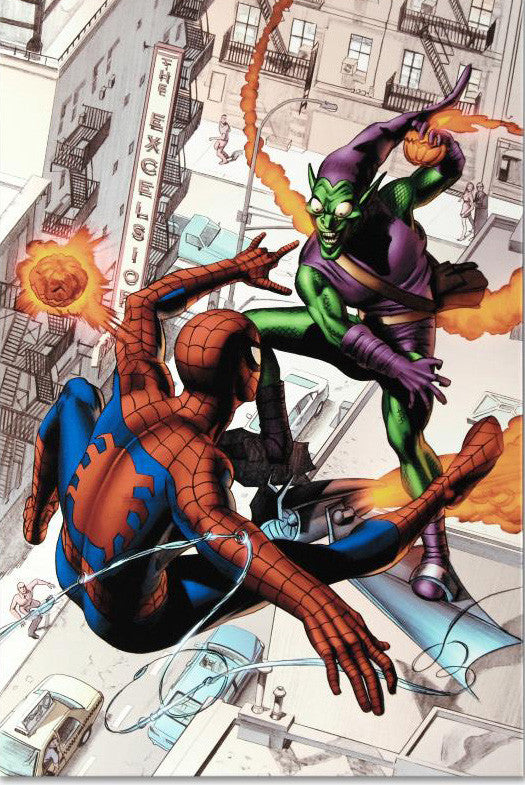 Dark Reign The Goblin Legacy One Shot Marvel Comics Artist Mike Mayhew Fine Art Canvas Giclée Print Numbered