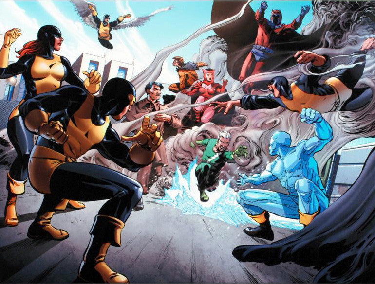 X Men Giant Size 1 Marvel Comics Artist Paco Medina Canvas Giclée Print Numbered