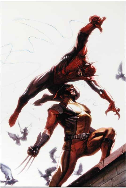 Secret Invasion 7 Marvel Comics Artist Gabriele Dell Otto Canvas Giclee Print Numbered