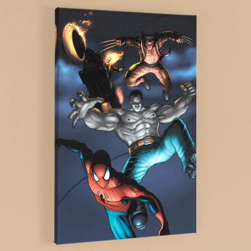 Fear Itself Fearsome Four 2 Marvel Comics Artist Simon Bisley Canvas Giclée Print Numbered
