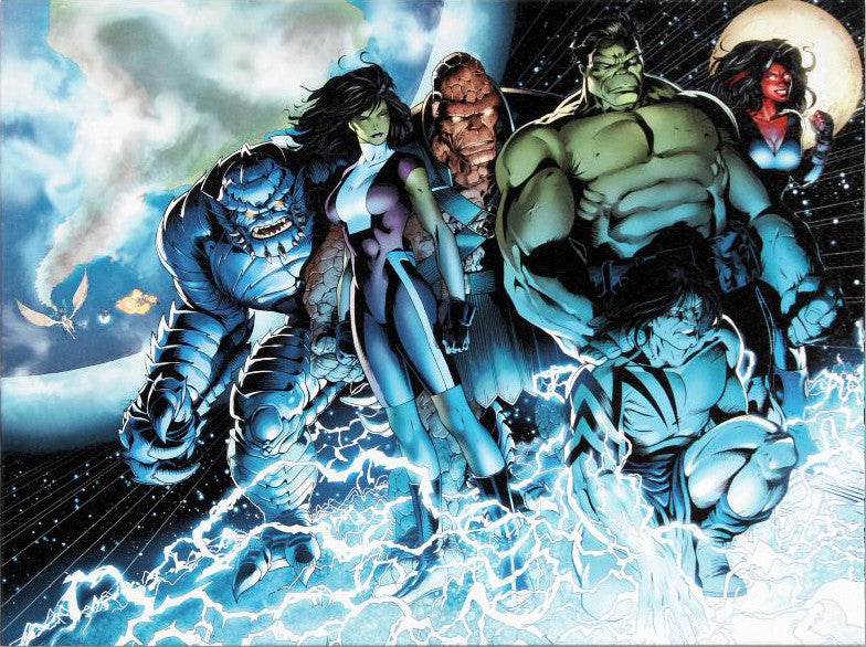 Incredible Hulks 615 Marvel Comics Artist Barry Kitson Canvas Giclée Print Numbered