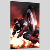 Captain America 2 Marvel Artist Steve McNiven Canvas Giclée Print Numbered