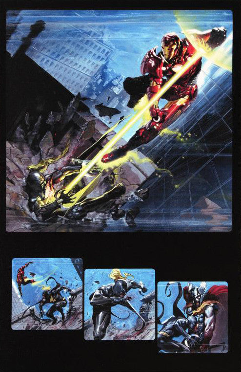 Secret War 1 Marvel Comics Artist Gabriele Dell Otto Canvas Giclée Print Numbered