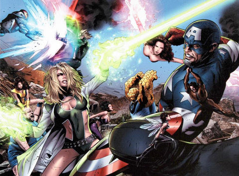Ultimate Power #6 Marvel Comics Artist Greg Land Canvas Giclée Print Numbered
