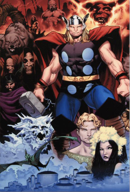 Thor Tales of Asgard 1 by Stan Lee and Jack Kirby Marvel Comics Artist Olivier Coipel Canvas Giclée Print Numbered