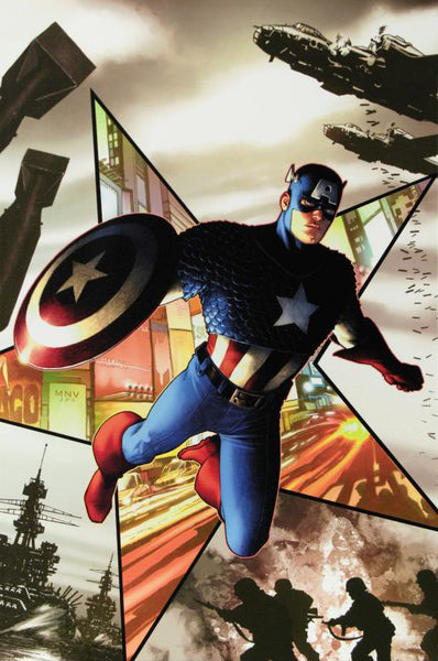 Captain America 1 Marvel Artist Steve McNiven Canvas Giclée