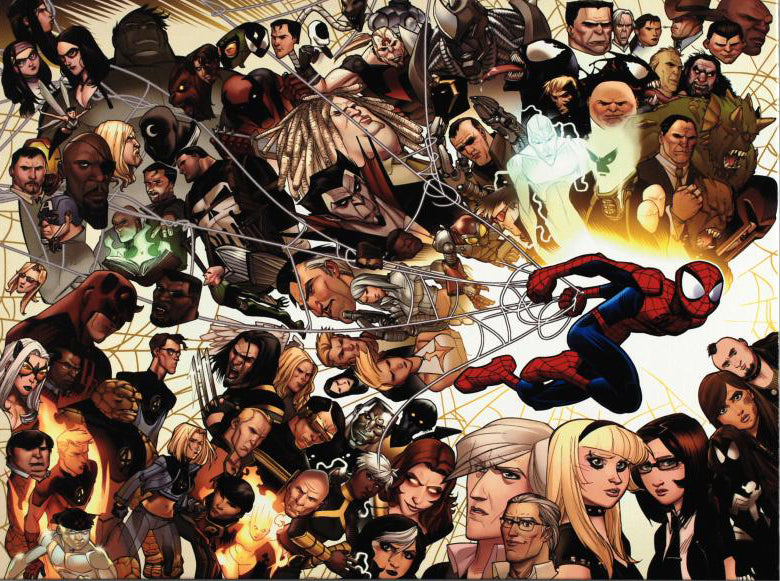 Ultimate Spider Man 150 Marvel Comics Artist David Lafuente Canvas Giclée Print Numbered