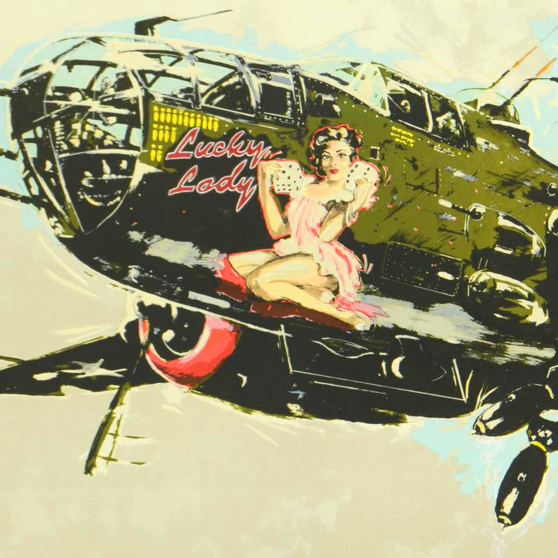 Lucky Lady Michael Bryan Serigraph Print Artist Hand Signed and Numbered