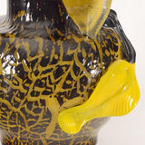 Misu Coman Hand Blown Glass Vase Sculpture Artist Hand Signed