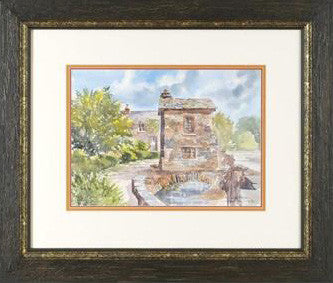 Ambleside Cumbria Martin Goode Watercolor Painting Artist Hand Signed Framed
