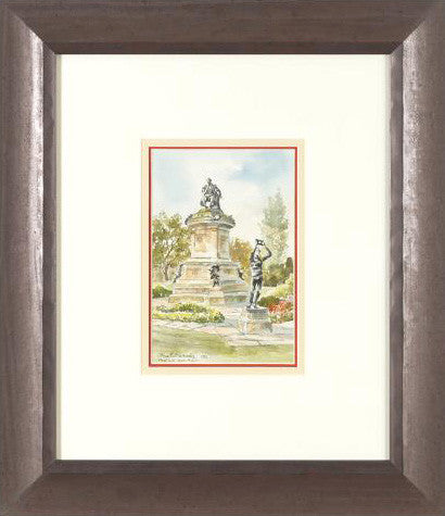 Stratford Upon Avon Martin Goode Original Watercolor Painting Artist Hand Signed Framed