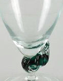 Mariusz Rynkiewicz Hand Blown Glass Vase Sculpture Artist Hand Signed 