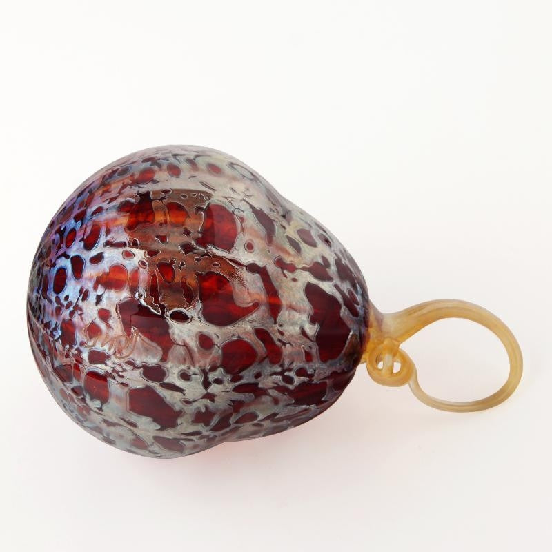 Mariusz Rynkiewicz Hand Blown Glass Pumpkin Sculpture Artist Hand Signed