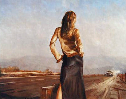 Leaving Las Vegas Mark Spain Giclée Print Artist Hand Signed and Numbered