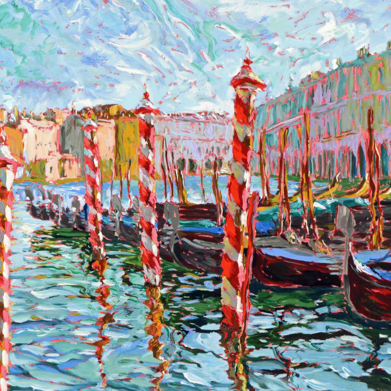 Bricole Rosse Marco Sassone Serigraph Print Artist Hand Signed and Numbered