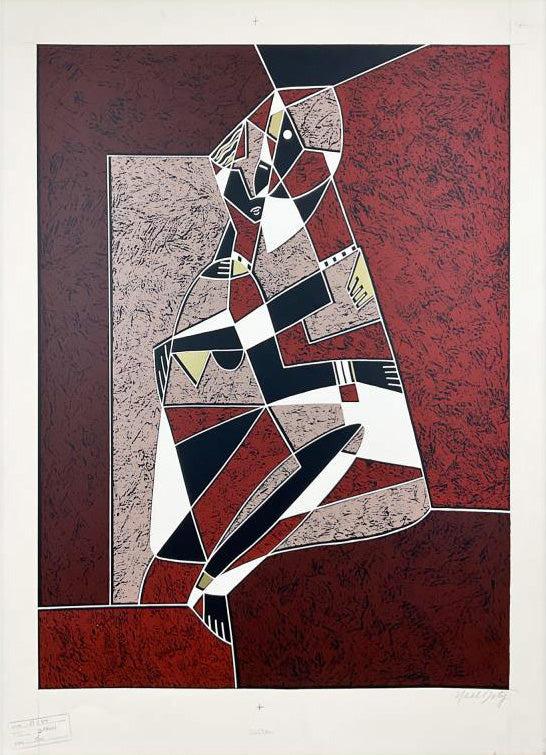 Untitled Neal Doty Serigraph Artist Hand Signed
