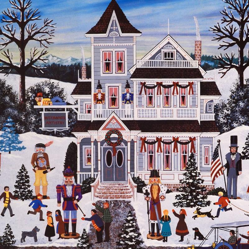 Nutcracker Fantasy Jane Wooster Scott Lithograph Print Artist Hand Signed and Numbered