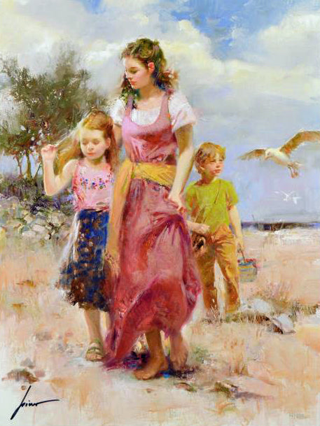 Sea Spray Pino Daeni Giclée Print Artist Hand Signed and Numbered