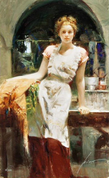 In the Glow Pino Daeni Canvas Giclée Print Artist Hand Signed and Numbered