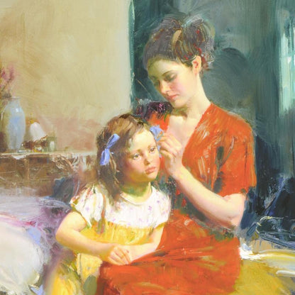 Last Touch Pino Daeni Giclée Print Artist Hand Signed and Numbered