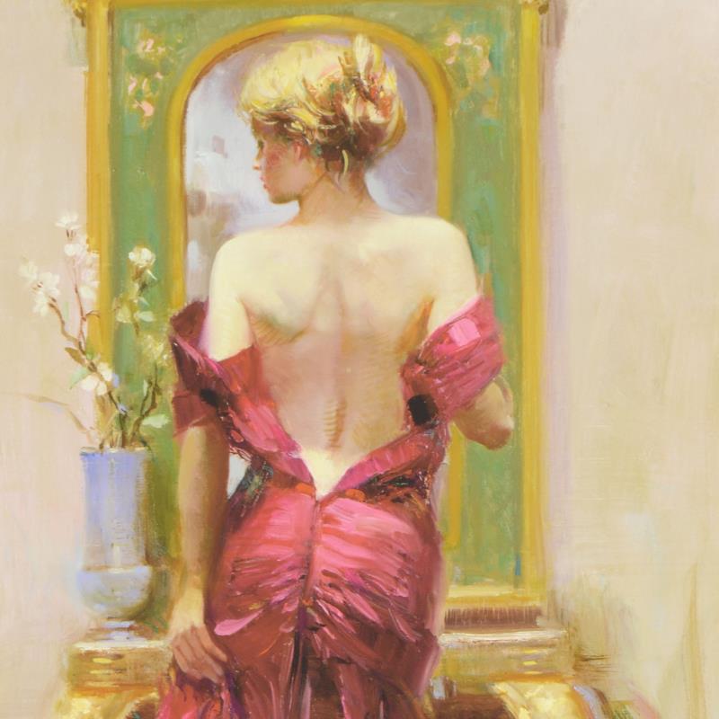 Elegant Seduction Pino Daeni Canvas Giclée Print Artist Hand Signed and Numbered