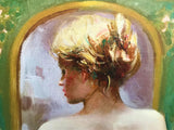 Elegant Seduction Pino Daeni Canvas Giclée Print Artist Hand Signed and Numbered