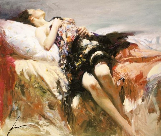 Sensuality Pino Daeni Giclée Print Artist Hand Signed and Numbered