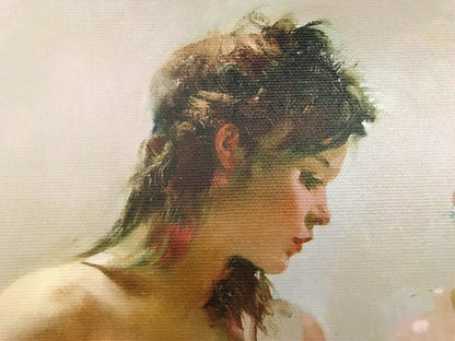 Expectations Pino Daeni Canvas Giclée Print Artist Hand Signed Numbered and Framed