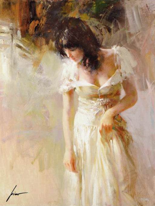 White Rhapsody Pino Daeni Giclée Print Artist Hand Signed and Numbered