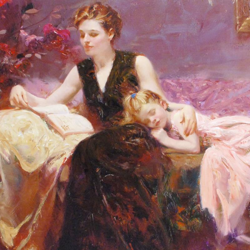 Precious Moments Pino Daeni Giclée Print Artist Hand Signed and Numbered