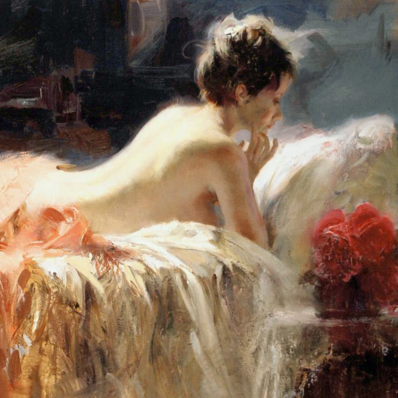 Soft Light Pino Daeni Canvas Giclée Print Artist Hand Signed and Numbered