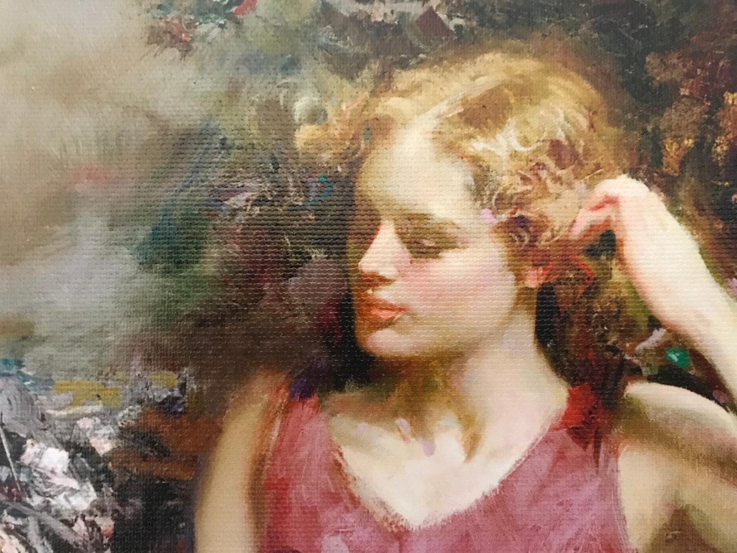 A Mothers Love Pino Daeni Canvas Giclée Print Artist Hand Signed and Numbered