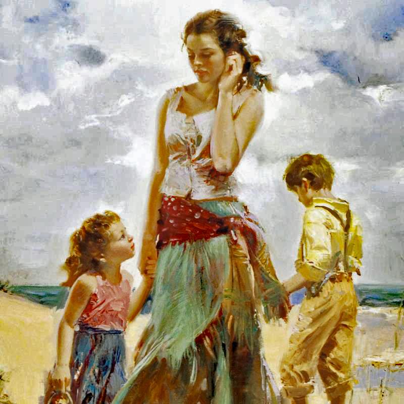 Golden Afternoon Pino Daeni Giclée Print Artist Hand Signed and Numbered