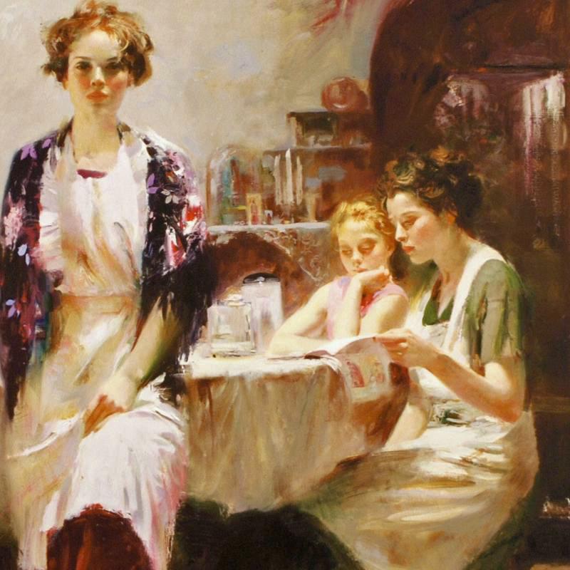 Distant Thoughts Pino Daeni Giclée Print Artist Hand Signed and Numbered