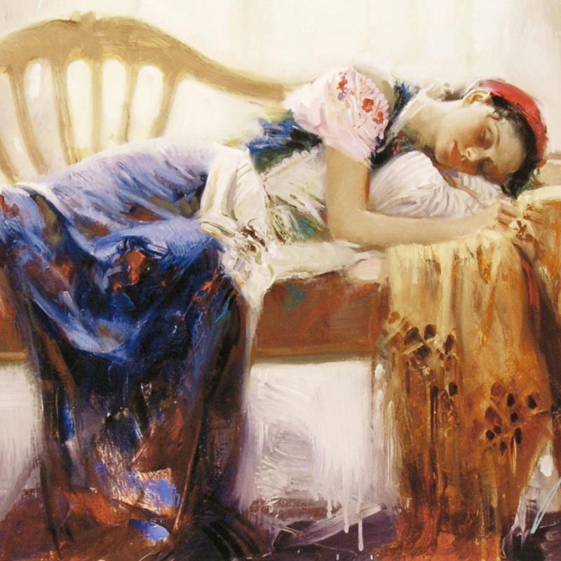 At Rest Pino Daeni Giclée Print Artist Hand Signed and Numbered