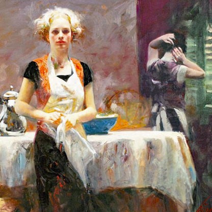 In the Late Evening Pino Daeni Canvas Giclée Print Artist Hand Signed and Numbered