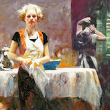 In the Late Evening Pino Daeni Canvas Giclée Print Artist Hand Signed and Numbered