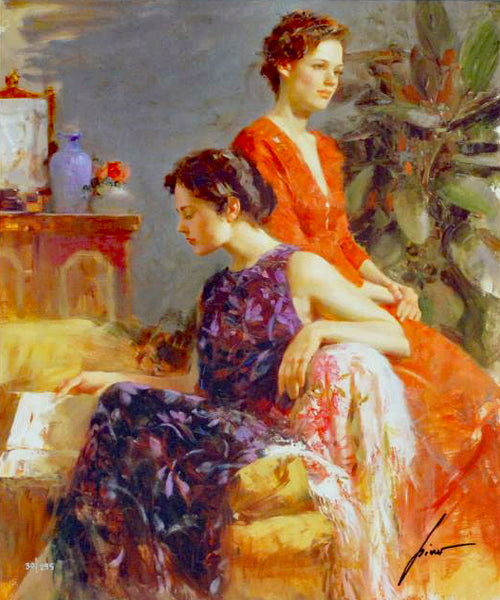 Lazy Afternoon Pino Daeni Giclée Print Artist Hand Signed and Numbered