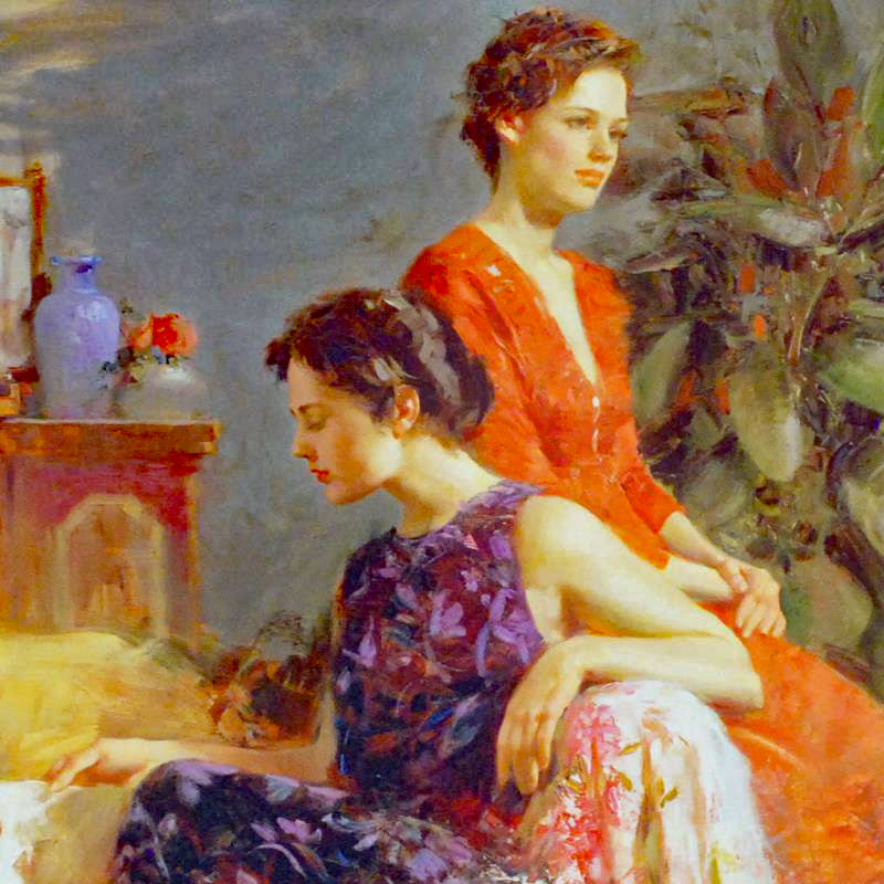 Lazy Afternoon Pino Daeni Giclée Print Artist Hand Signed and Numbered