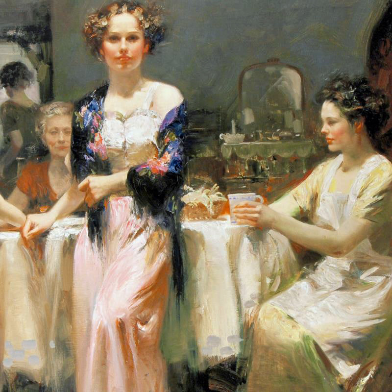 The Gathering Pino Daeni Giclée Print Artist Hand Signed and Numbered