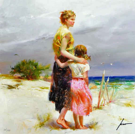 Summers Breeze Pino Daeni Giclée Print Artist Hand Signed and Numbered