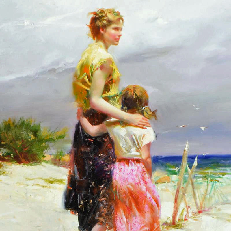 Summers Breeze Pino Daeni Giclée Print Artist Hand Signed and Numbered