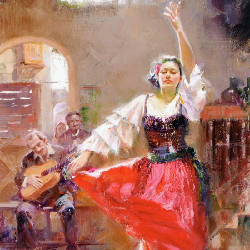 The Main Attraction Pino Daeni Giclée Print Artist Hand Signed and Numbered