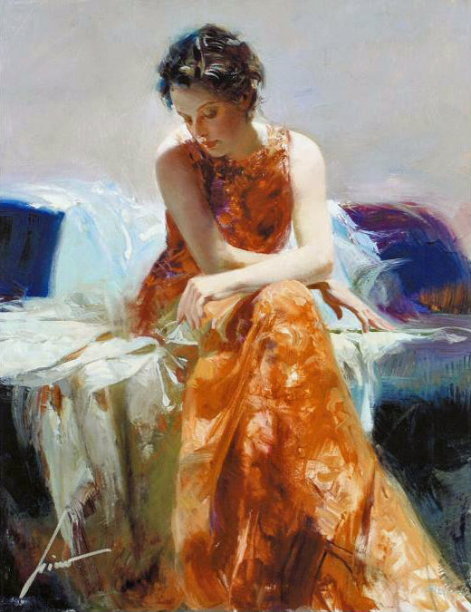 Solace Pino Daeni Giclée Print Artist Hand Signed and Numbered