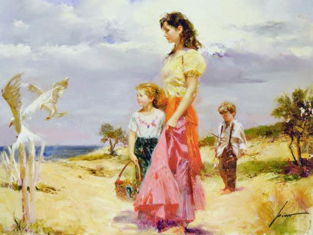 Birds of Paradise Pino Daeni Giclée Print Artist Hand Signed and Numbered
