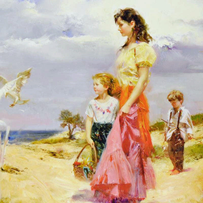 Birds of Paradise Pino Daeni Giclée Print Artist Hand Signed and Numbered