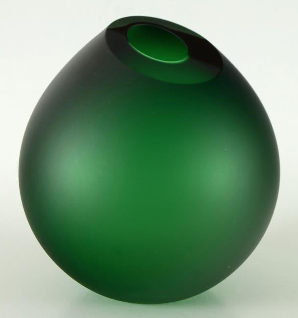 Paul Brayton Hand Blown Glass Vase Sculpture Artist Hand Signed and Dated